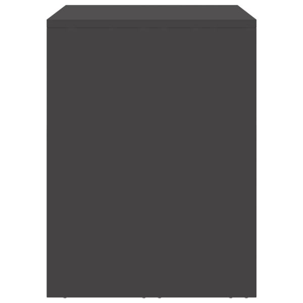 Стенен шкаф за гараж Черно 90 x 33 x 35 см