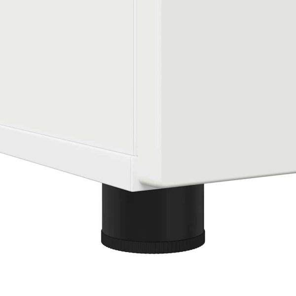 Шкаф за баня Бяло 61 x 35 x 64 см Инженерно дърво & Метал