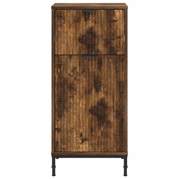 Шкаф за баня с чекмедже с врата Димян дъб 39,5 x 36 x 88 см