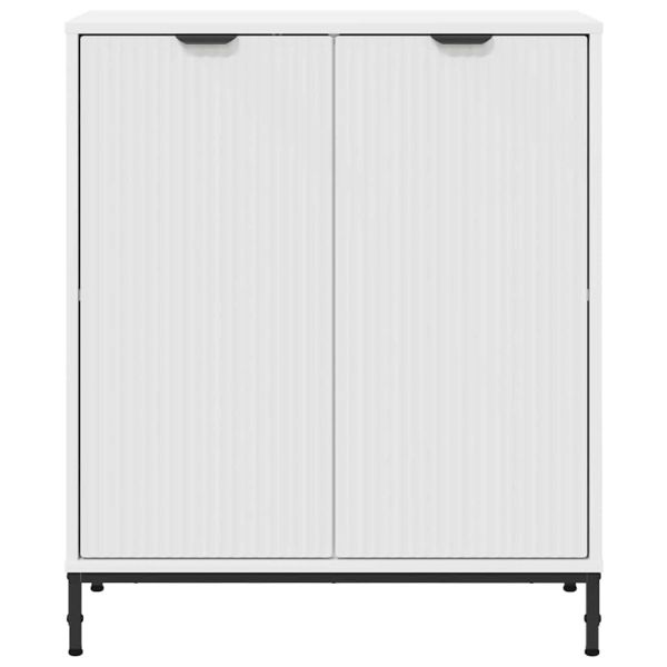 Служебен шкаф Бяло 69,5 x 33 x 82 см Инженерно дърво