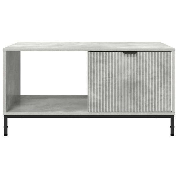 Масичка за кафе Циментено сиво 90 x 49 x 46 см Инженерно дърво