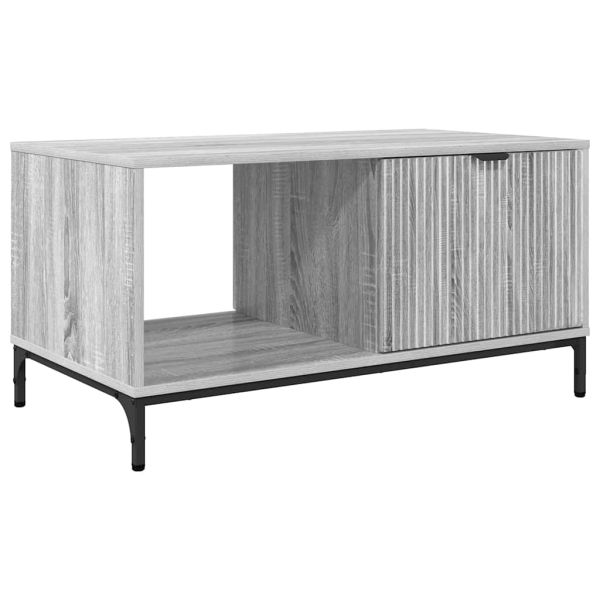 Масичка за кафе Сив Сонома 90 x 49 x 46 см Инженерно дърво