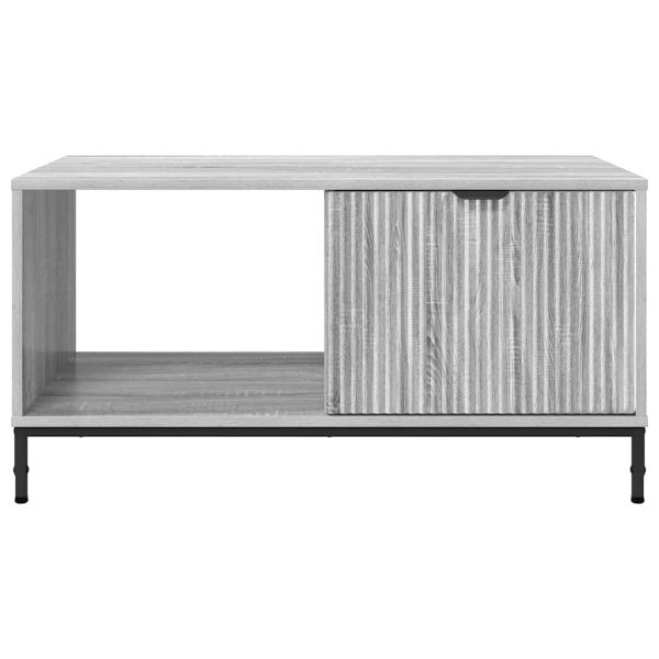 Масичка за кафе Сив Сонома 90 x 49 x 46 см Инженерно дърво