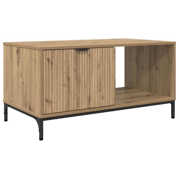 Масичка за кафе с чекмедже Дъб 90 x 49 x 46 см Инженерно дърво