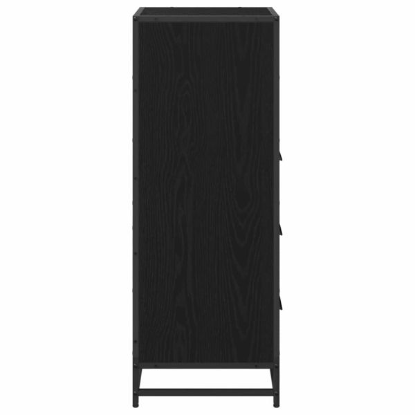 Комплект мебели за баня с рафт Черния дъб 35 x 37,5 x 100 см