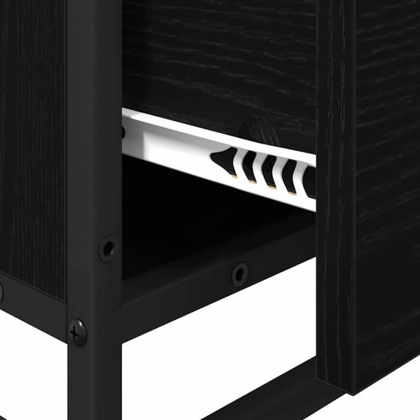 Комплект мебели за баня с рафт Черния дъб 35 x 37,5 x 100 см