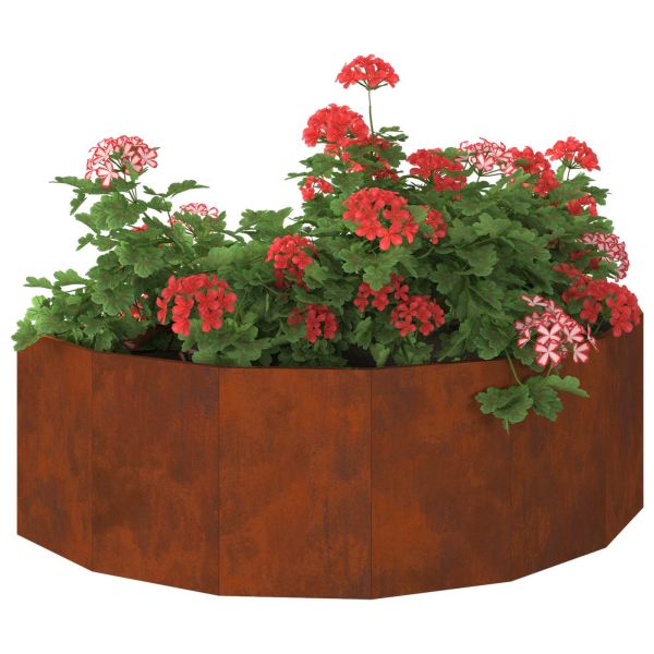 Кашпа Ръждясало 120 x 60 x 35 cm Патинираща стомана
