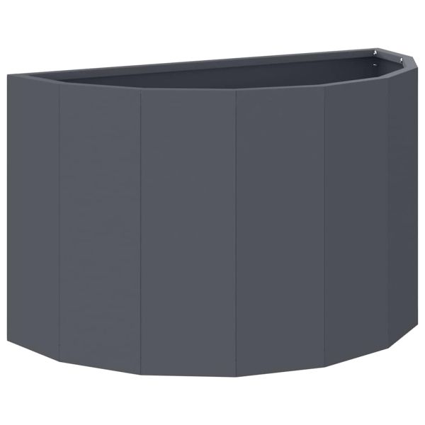 Кашпа Антрацит 60 x 30 x 35 см Стомана