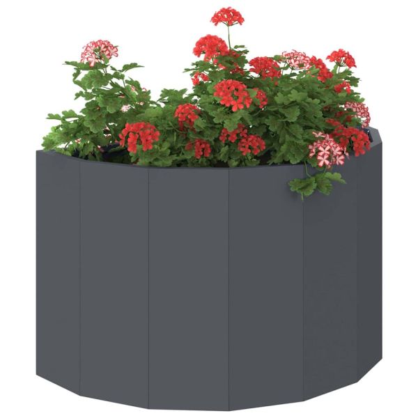 Кашпа Антрацит 60 x 30 x 35 см Стомана