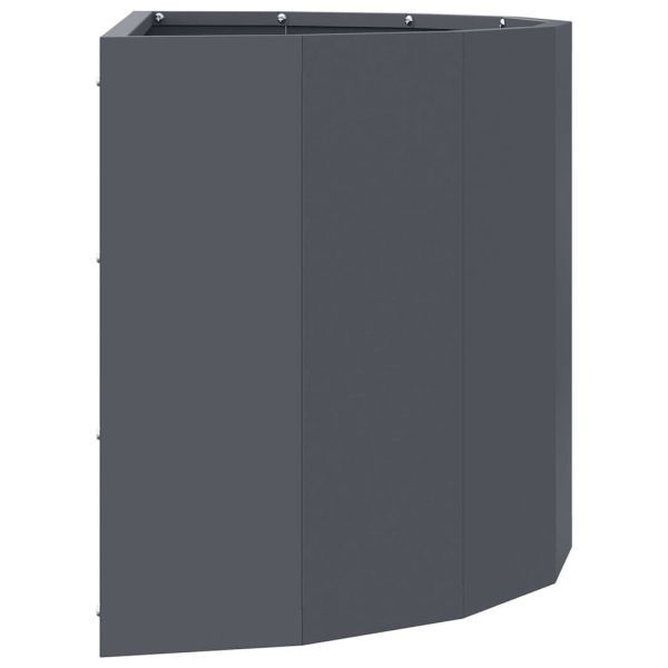 Кашпа Антрацит 60 x 30 x 35 см Стомана