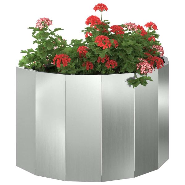 Кашпа Сребрист 60 x 30 x 35 см Галванизирана стомана