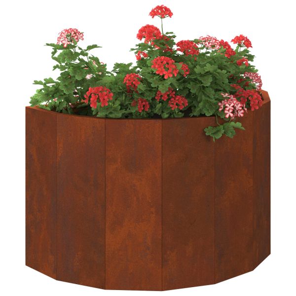 Кашпа Ръждясало 60 x 30 x 35 см Патинираща стомана