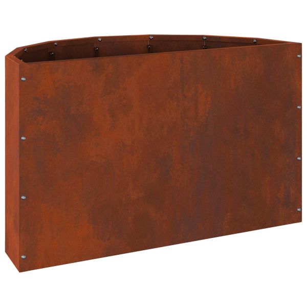 Кашпа Ръждясало 60 x 30 x 35 см Патинираща стомана