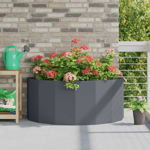 Кашпа Антрацит 120 x 60 x 50 см Стомана