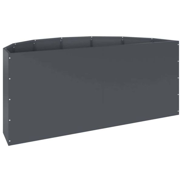 Кашпа Антрацит 120 x 60 x 50 см Стомана