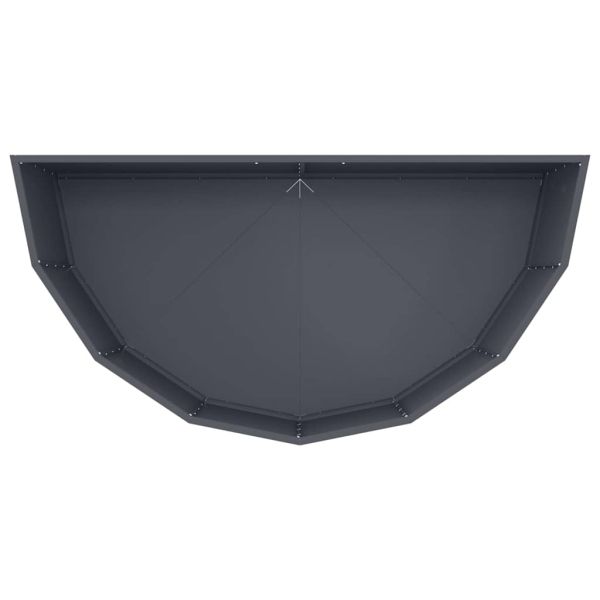 Кашпа Антрацит 120 x 60 x 50 см Стомана
