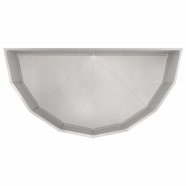 Кашпа Сребрист 120 x 60 x 50 см Неръждаема стомана