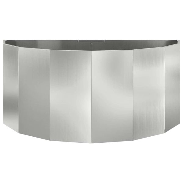 Кашпа Сребрист 120 x 60 x 50 см Галванизирана стомана