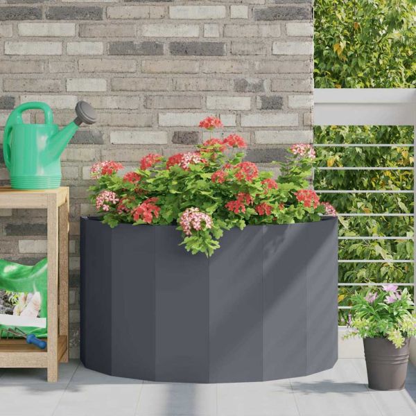 Кашпа Антрацит 90 x 45 x 50 см Стомана