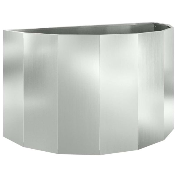 Кашпа Сребрист 90 x 45 x 50 см Галванизирана стомана