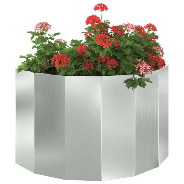 Кашпа Сребрист 90 x 45 x 50 см Галванизирана стомана
