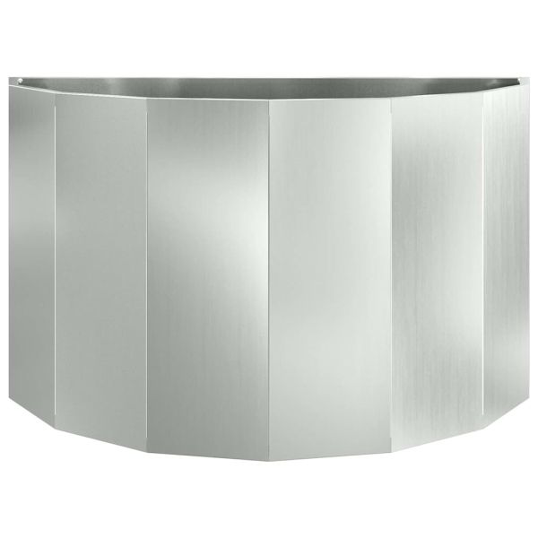 Кашпа Сребрист 90 x 45 x 50 см Галванизирана стомана