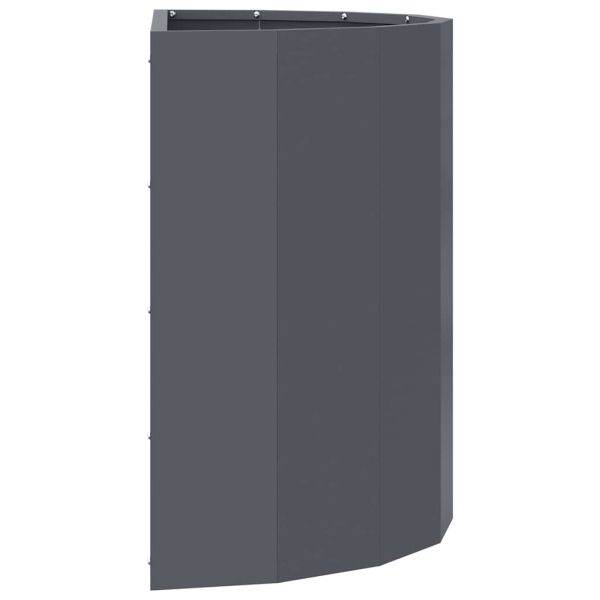 Кашпа Антрацит 60 x 30 x 50 см Стомана