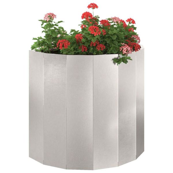 Кашпа Сребрист 60 x 30 x 50 см Неръждаема стомана