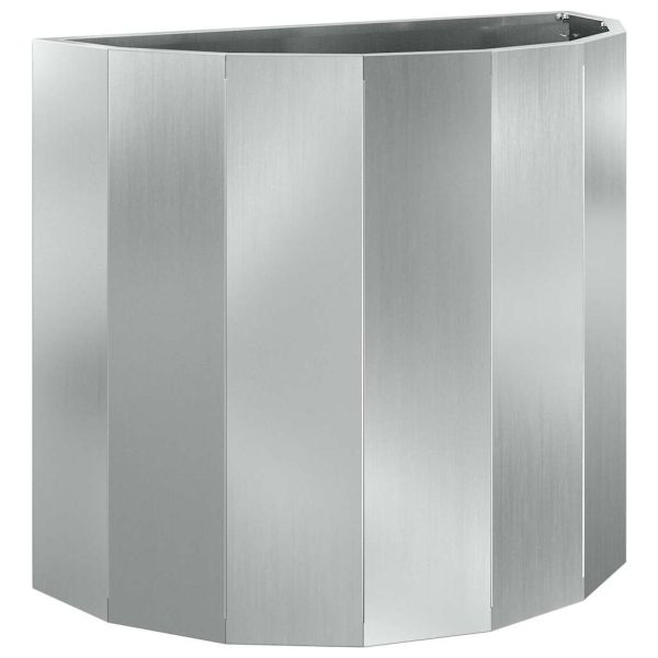 Кашпа Сребрист 60 x 30 x 50 см Галванизирана стомана