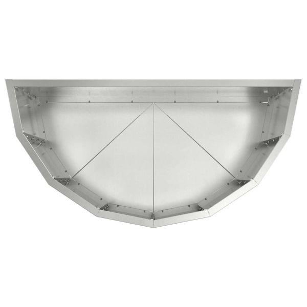 Кашпа Сребрист 60 x 30 x 50 см Галванизирана стомана
