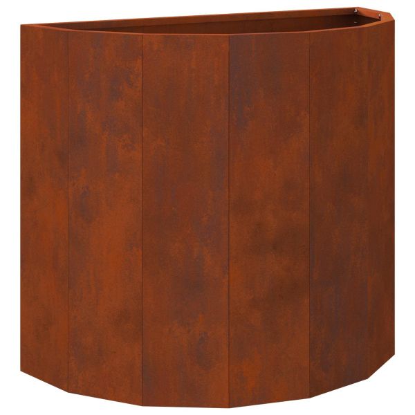 Кашпа Ръждясало 60 x 30 x 50 см Патинираща стомана