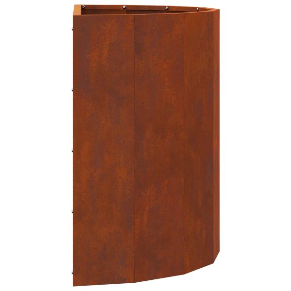 Кашпа Ръждясало 60 x 30 x 50 см Патинираща стомана