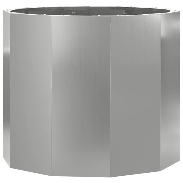 Кашпа Сребрист 60 x 60 x 50 см Галванизирана стомана