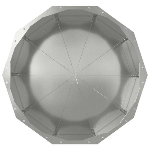 Кашпа Сребрист 60 x 60 x 50 см Галванизирана стомана