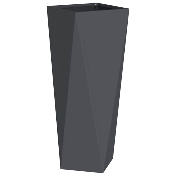 Кашпа Антрацит 30 x 30 x 75 см Стомана
