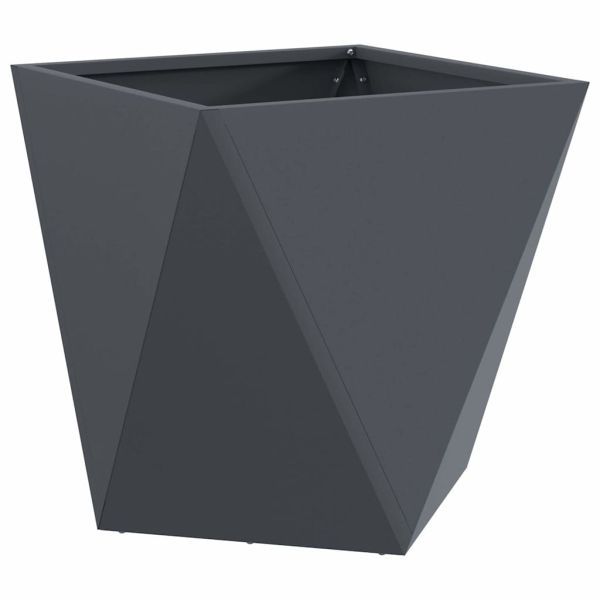 Кашпа Антрацит 50 x 50 x 50 cm Стомана