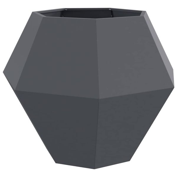 Кашпа Антрацит 100 x 100 x 80 см Стомана
