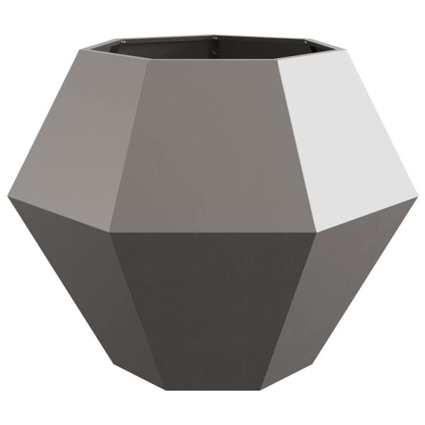 Кашпа Ръждясало 100 x 100 x 80 см Патинираща стомана