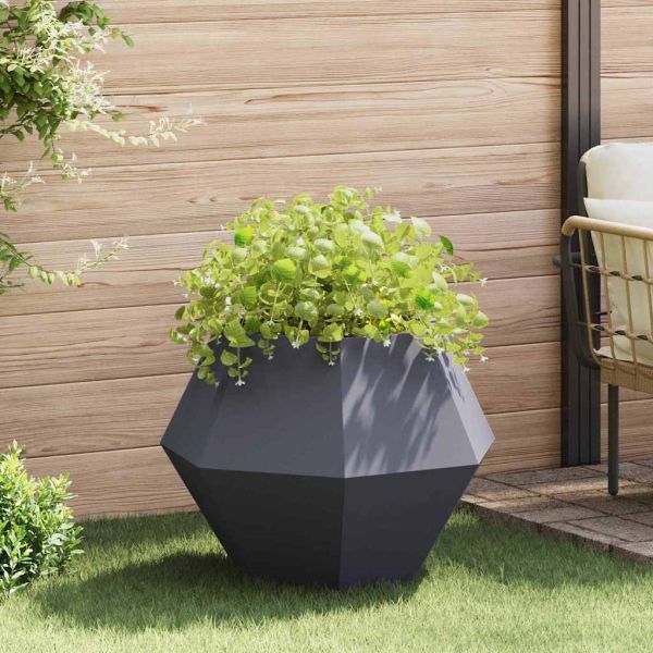 Кашпа Антрацит 75 x 75 x 60 см Стомана