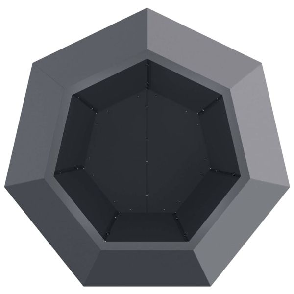 Кашпа Антрацит 75 x 75 x 60 см Стомана