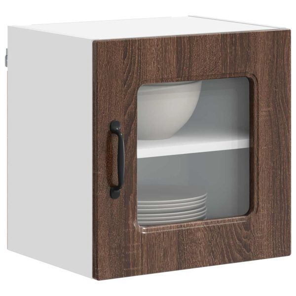 Панел за миялна машина Kalmar 2 pcs Кафяв дъб 40 x 31 x 40 см