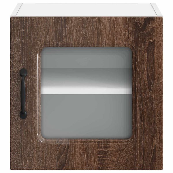 Панел за миялна машина Kalmar 2 pcs Кафяв дъб 40 x 31 x 40 см
