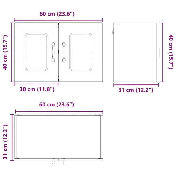 Панел за миялна машина Kalmar Дъб 60 x 31 x 40 см