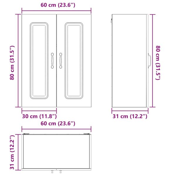 Панел за миялна машина Kalmar Бяло 60 x 31 x 80 см