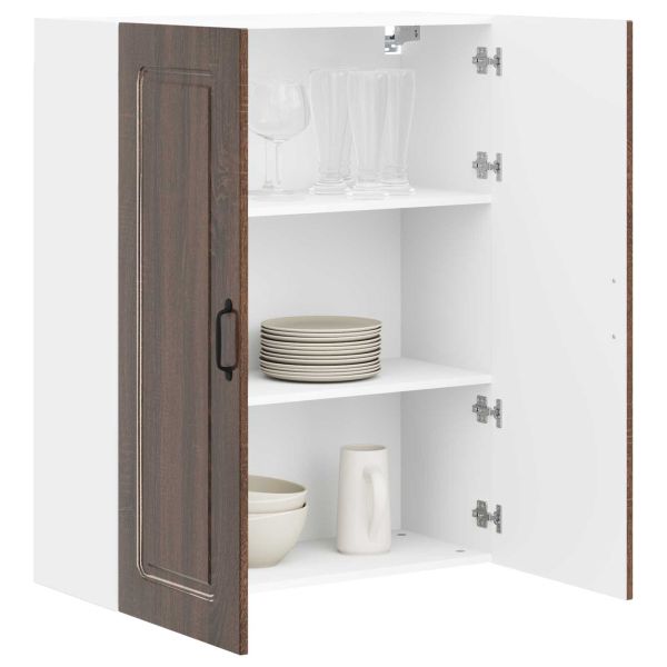 Панел за миялна машина Kalmar Кафяв дъб 80 x 31 x 100 см