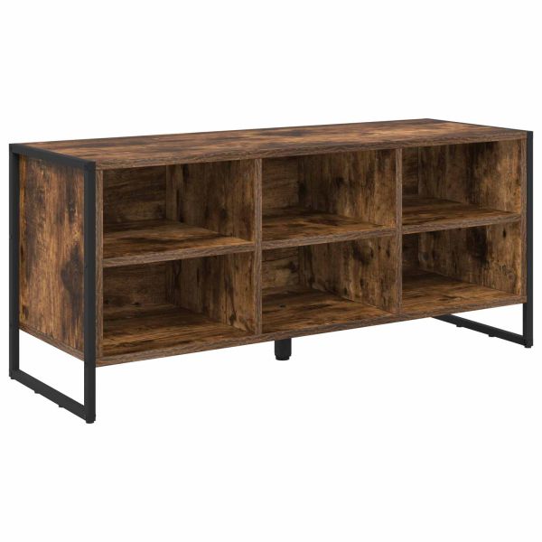 Шкаф за обувки Димящ дъб 100 x 35 x 44 см Инженерно дърво