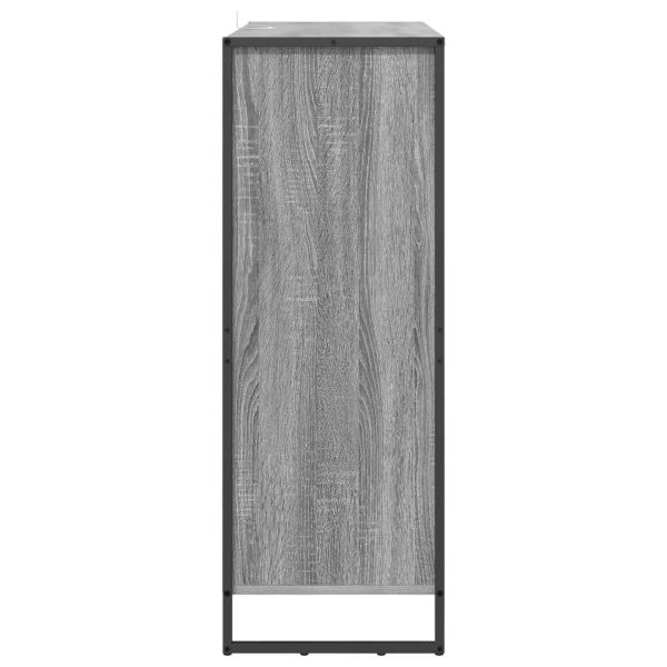 Шкаф за обувки Сив Сонома 79 x 36 x 100 см Инженерно дърво