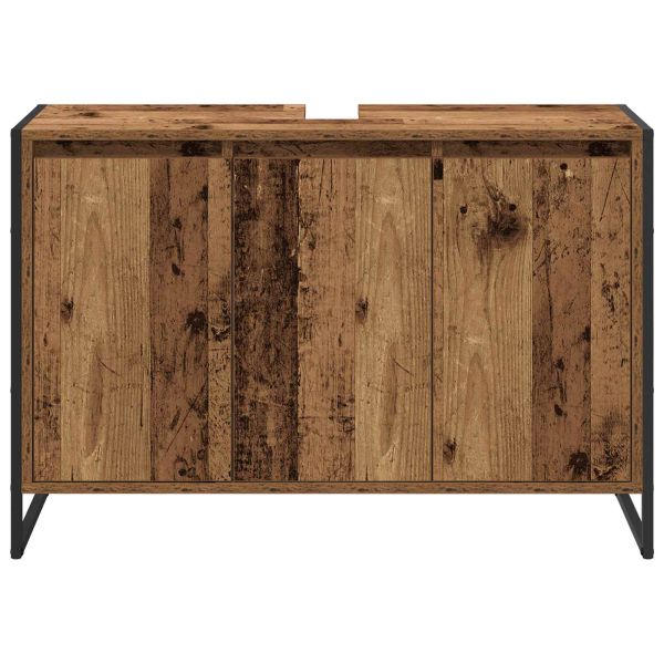 Шкаф за баня Старо дърво 90 x 30 x 60 cm Инженерно дърво