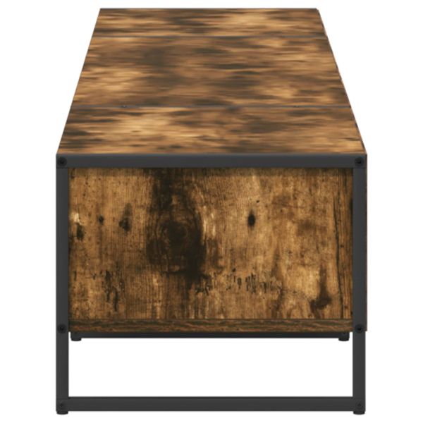 ТВ шкаф Димящ дъб 170.5 x 36 x 30.5 см Инженерно дърво