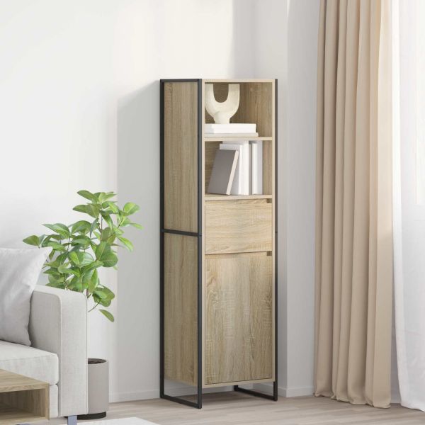 Шкаф за книги Сонома 43 x 36 x 150.5 см Инженерно дърво